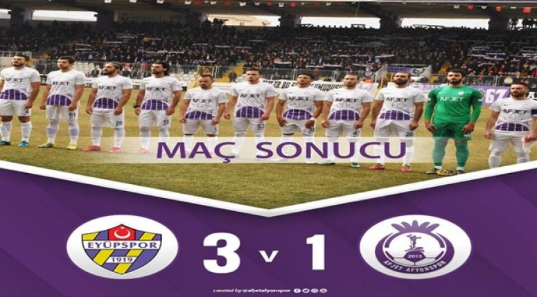 EYÜPSPOR'A MAĞLUP OLDUK !!!