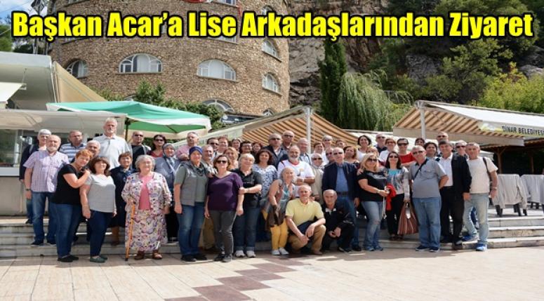 Başkan Acar’a Lise Arkadaşlarından Ziyaret