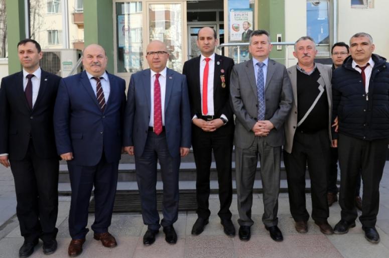 Başkan Çoban'dan Alğan'a iade-i ziyaret