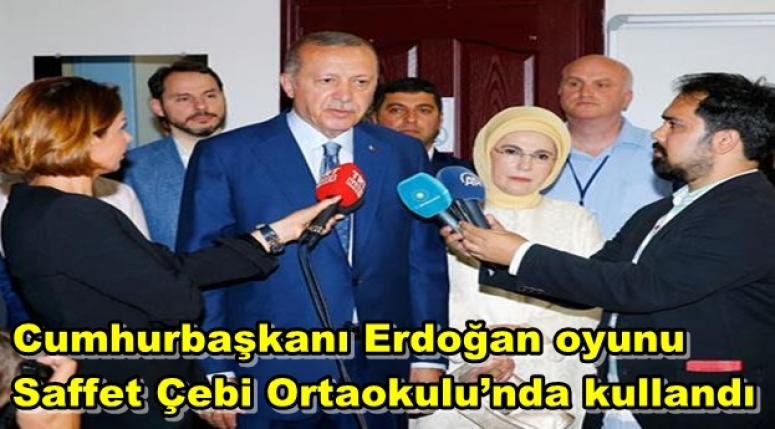 Recep Tayyip Erdoğan, “TÜRKİYE GENELİNDE KATILIM YÜKSEK”