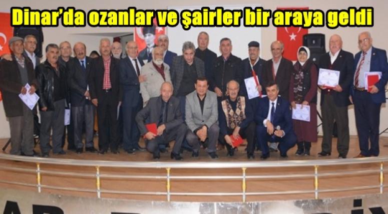 Dinar’da ozanlar ve şairler bir araya geldi