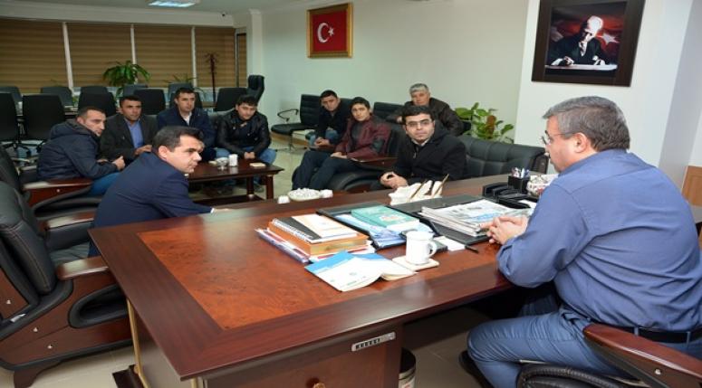 TAŞERON İŞÇİLERDEN YURDUNUSEVEN’E ZİYARET