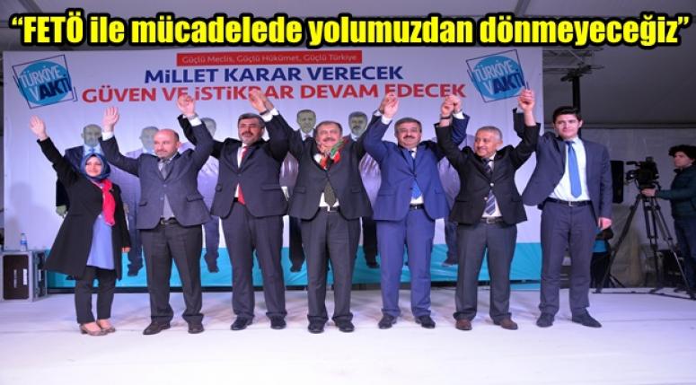 “FETÖ ile mücadelede yolumuzdan dönmeyeceğiz”