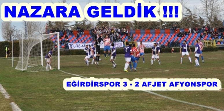 Eğirdirspor'dan Lidere Çelme !!!