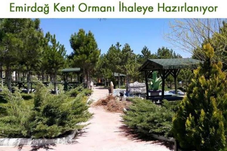 Emirdağ Kent Ormanı İhaleye Hazırlanıyor