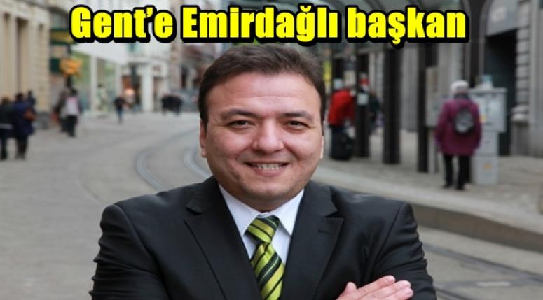 Gent’e Emirdağlı başkan