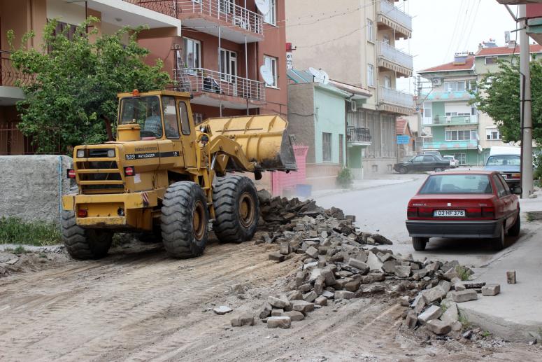 EMİRDAĞ ŞANTİYEYE DÖNDÜ