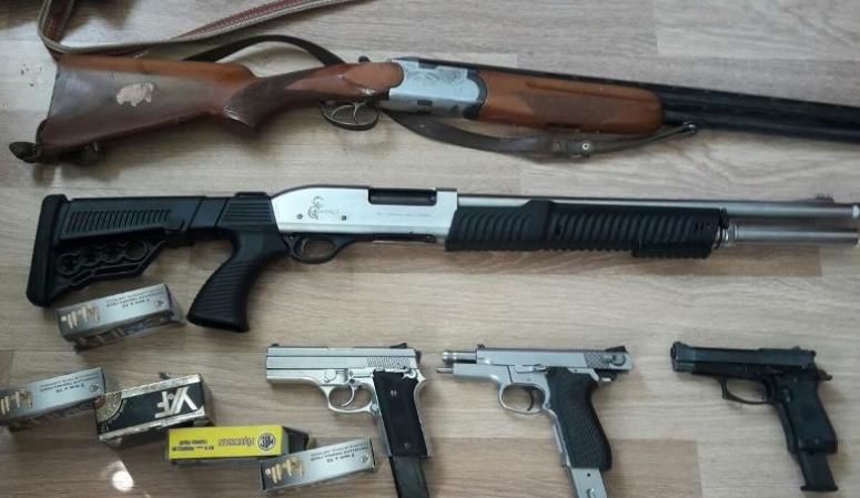 AFYON'DA TABANCA VE TÜFEK ELE GEÇİRİLDİ !!!