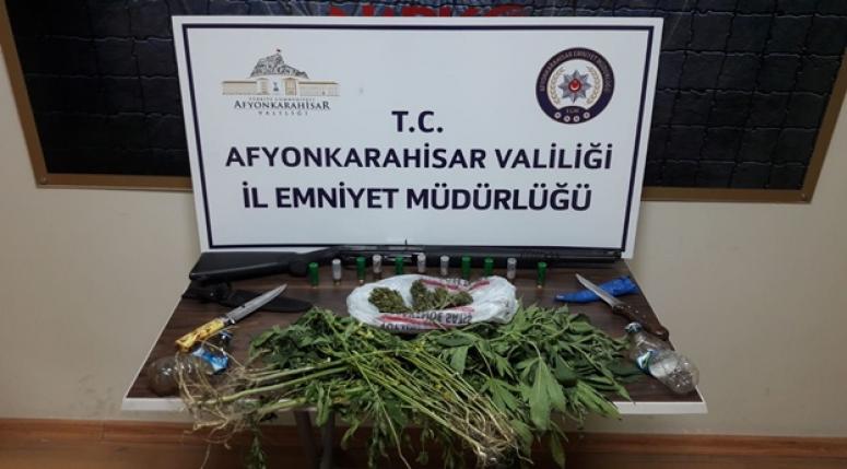 Afyonkarahisar'da Uyuşturucu Operasyonu: Çok Sayıda Madde Ele Geçirildi