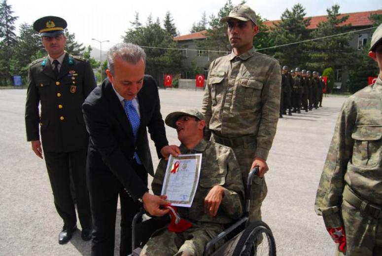 Engellilerin Yemin ve Terhis Töreni Yapıldı