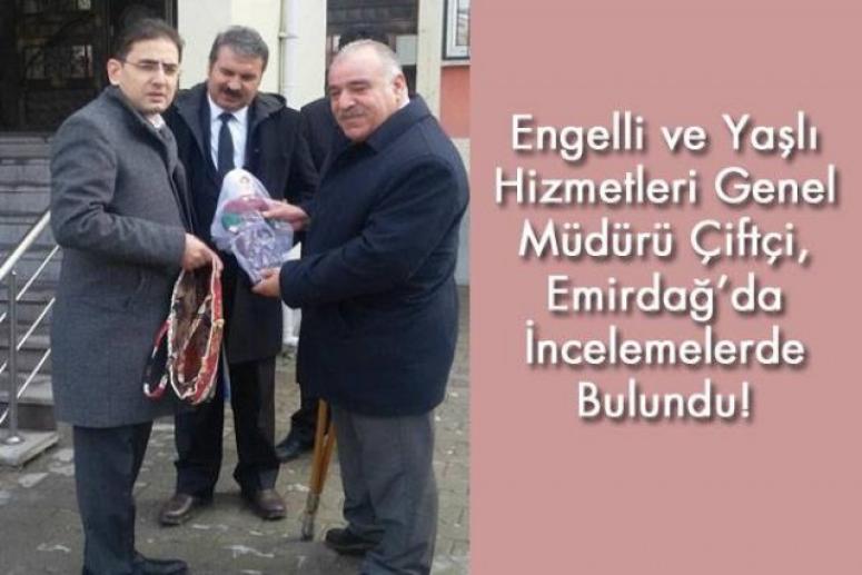 Genel Müdür Çiftçi, Emirdağ'daydı