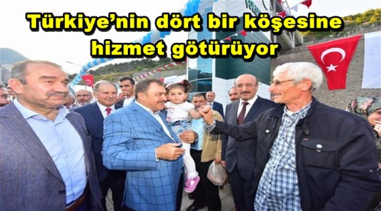 185 milyon liralık 12 tesisin temelini atmak için Artvin’e gitti