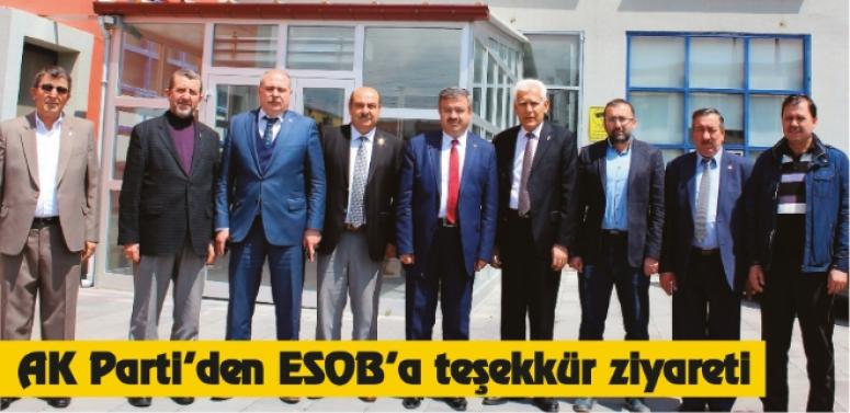 AK Parti’den ESOB’a teşekkür ziyareti