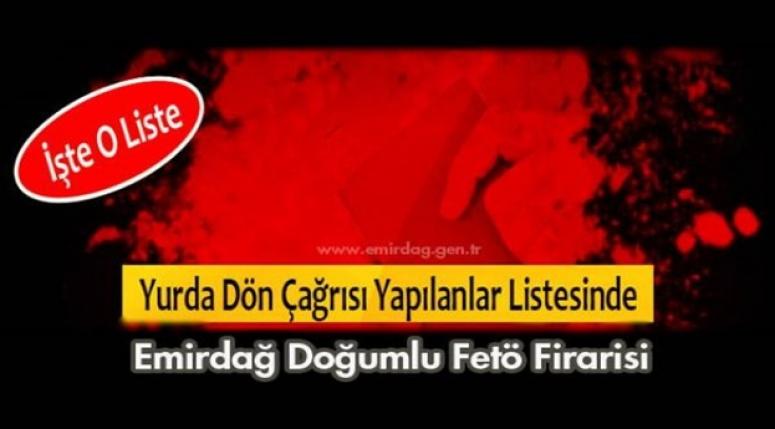 Yurda Dön Çağrısında Emirdağlı Var!