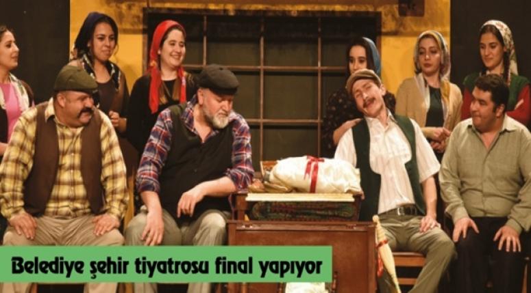 Afyon Belediye şehir tiyatrosu final yapıyor