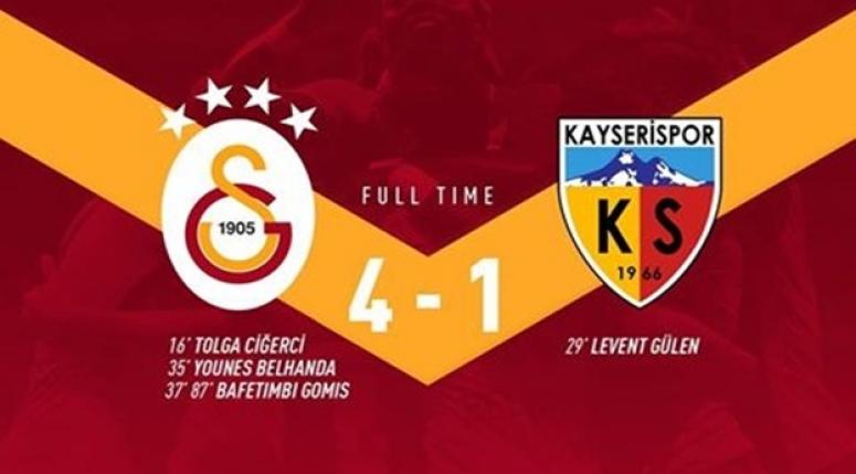Galatasaray 4 - 1 Kayserispor