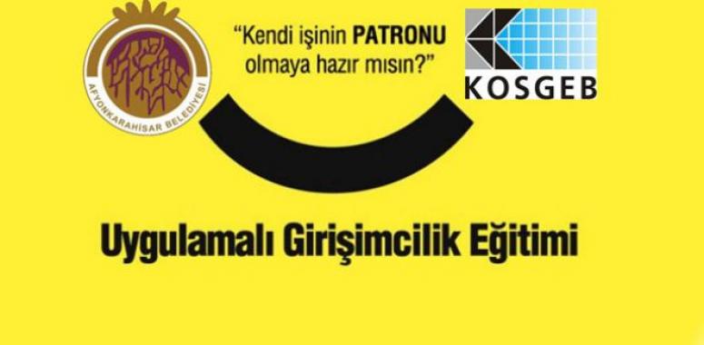 GİRİŞİMCİLİK KURSU İÇİN BAŞVURULAR BAŞLADI
