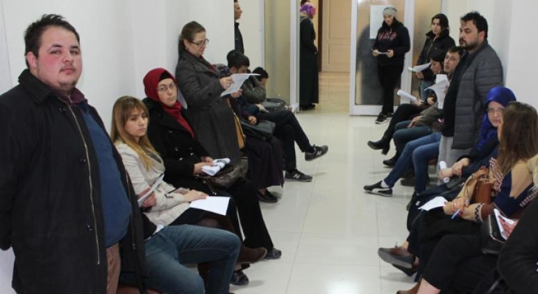 Afyon'da Girişimci olmak isteyenler mülakattan geçti