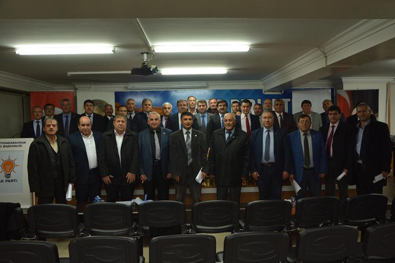 BAŞKAN YARDIMCISI KOCA, TEŞKİLATLA BİR ARAYA GELDİ