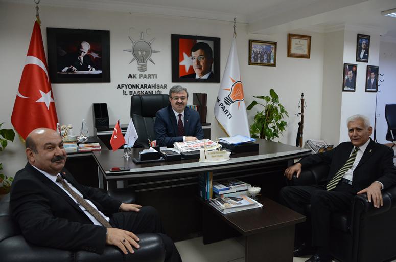 İL BAŞKANI YURDUNUSEVEN’İ KONAK ZİYARET ETTİ