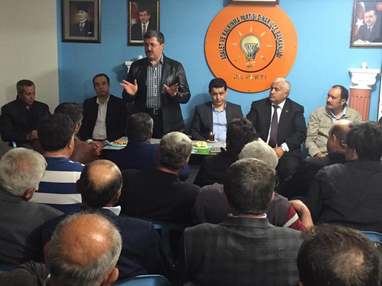 MİLLETVEKİLİ ÖZKAYA, HOCALAR VE DİNAR’DA TOPLANTILARA KATILDI