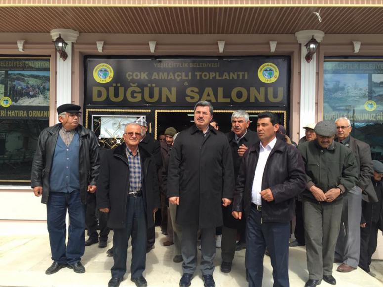 MİLLETVEKİLİ ÖZKAYA, YEŞİLÇİFTLİK BELDESİNİ ZİYARET ETTİ
