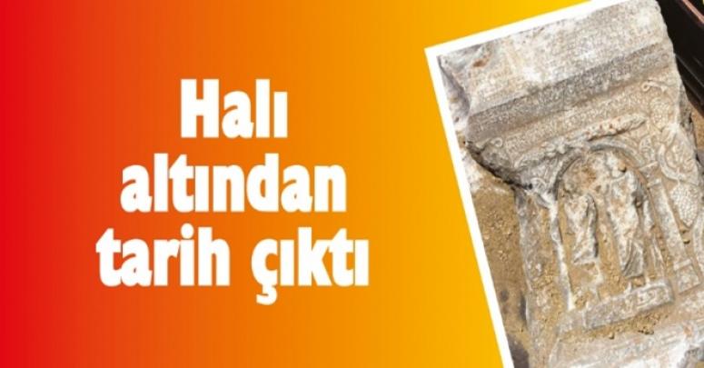 Halı altından tarih çıktı