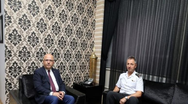 JANDARMA KOMUTANI HAMZA ÇÖMEZ’DEN BAŞKAN ÇOBAN’A ZİYARET