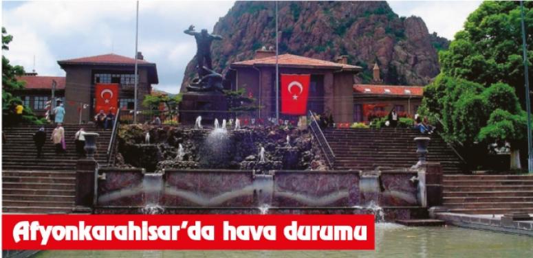Afyon'da yağışlı hava etkisini kaybedecek