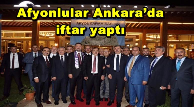 Afyonkarahisar'lılar Ankara’da iftar yaptı