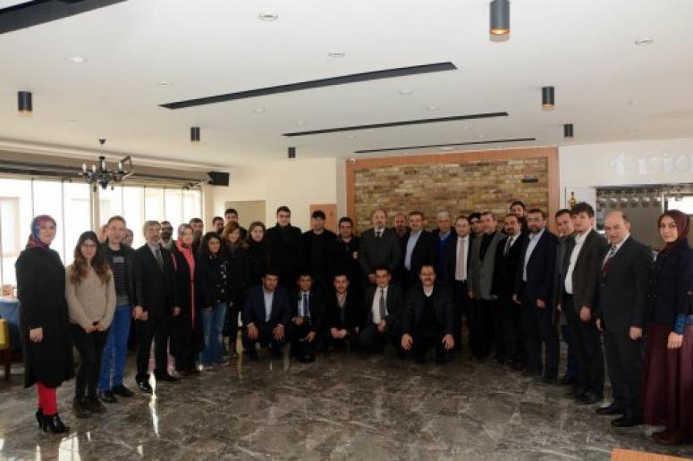 İL BAŞKANI YURDUNUSEVEN, GAZETECİLERLE BİR ARAYA GELDİ