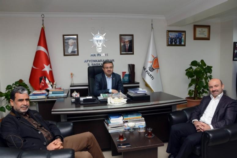 İL BAŞKANI YURDUNUSEVEN’İ TÜFEKÇİ VE ŞANVERDİ ZİYARET ETTİ