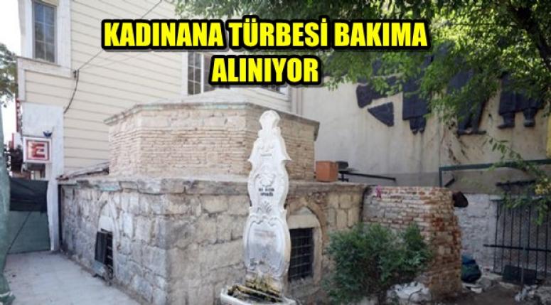 AFYON KADINANA TÜRBESİ BAKIMA ALINIYOR