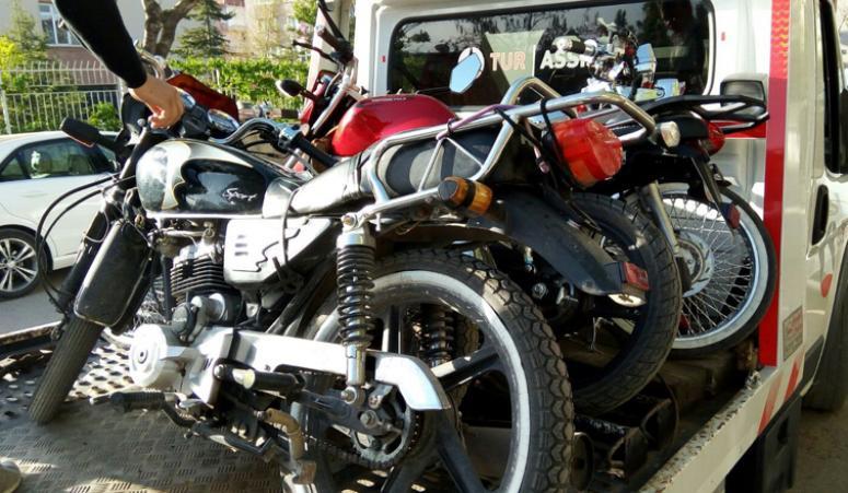 Afyonkarahisar'da Kamyon, tır ve motosikletlere uygulama