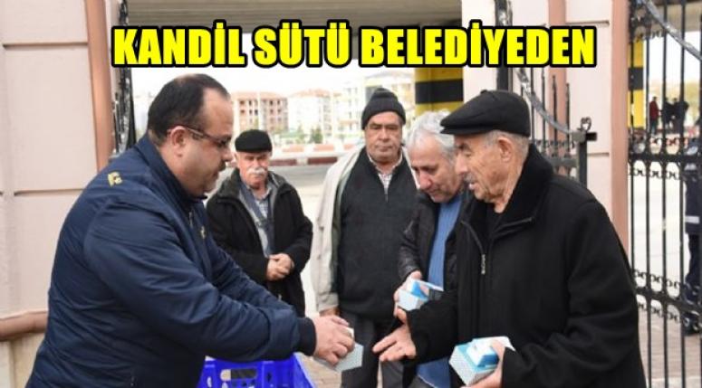 AFYON BELEDİYESİNDEN KANDİL SÜTÜ