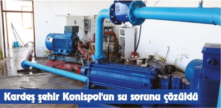 Kardeş şehir Konispol'un su sorunu çözüldü