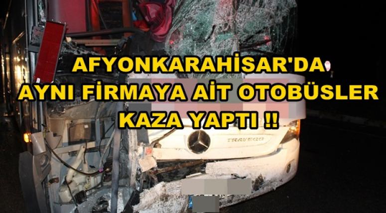 AFYON'DA OTOBÜS KAZASI !!!