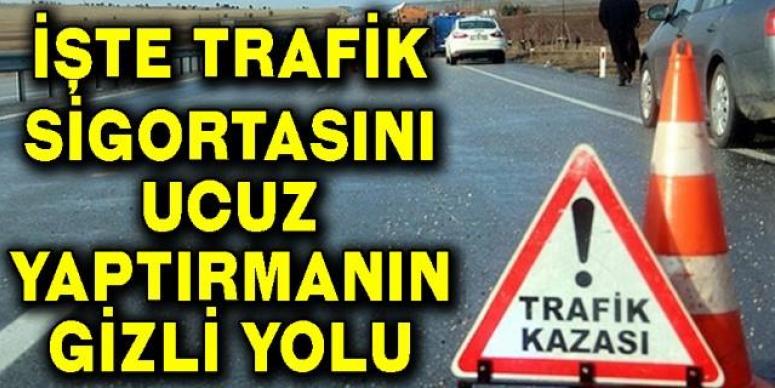 Trafik sigortasında bu yöntemi uygulayan az prim ödüyor