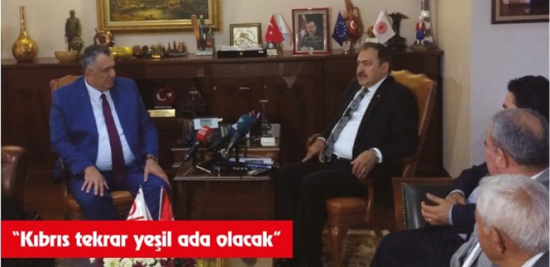 “Kıbrıs tekrar yeşil ada olacak”