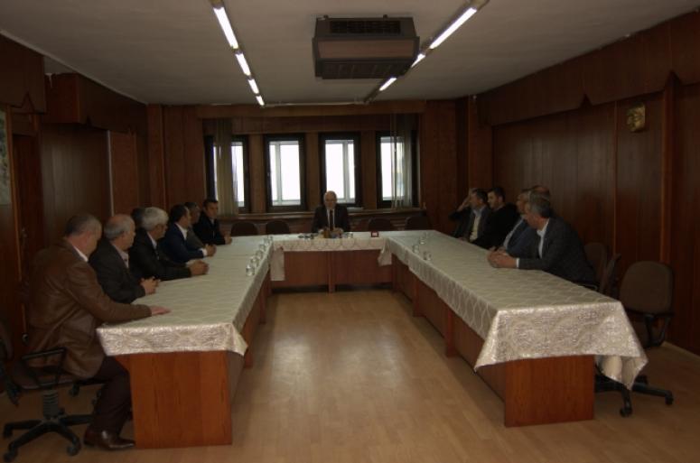 AFYON KÖY MUHTARLARINDAN BAŞKAN SEL’E ZİYARET