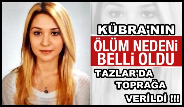 Apart Dairede Ölü bulunan Kübra, Tazlar'da toprağa verildi