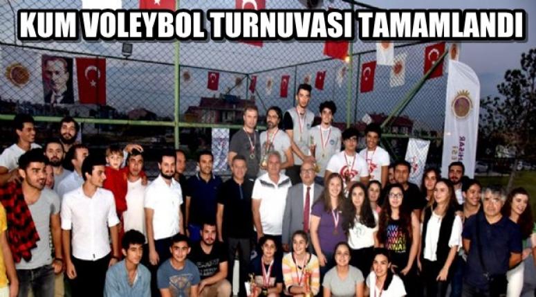 KUM VOLEYBOL TURNUVASI SONA ERDİ