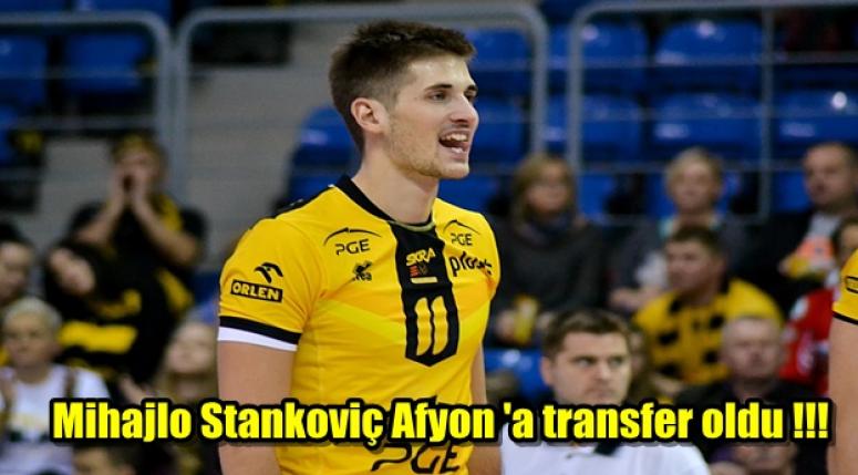 Mihajlo Stankoviç Afyon 'a transfer oldu !!!