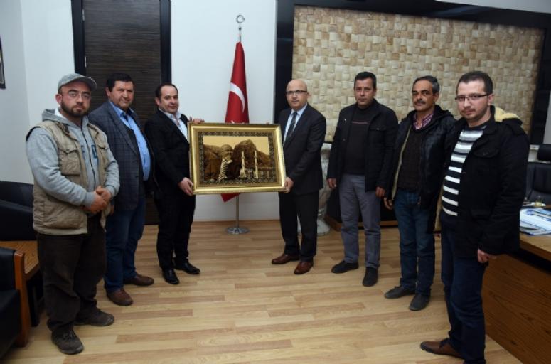 SEBZE VE MEYVECİLER ODASINDAN TEŞEKKÜR ZİYARETİ