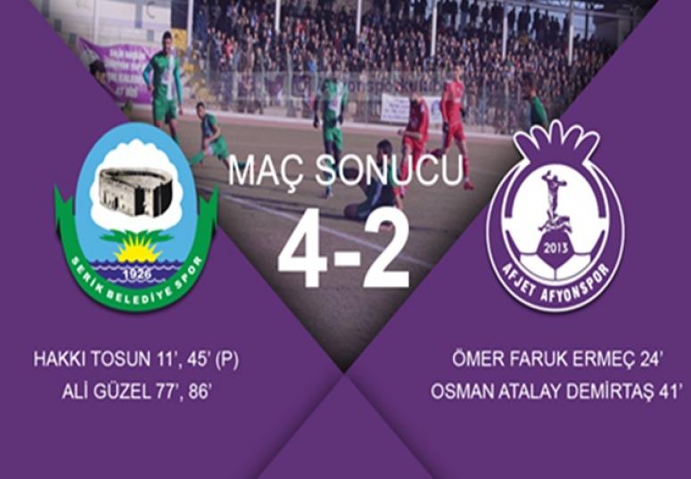 SERİKSPOR : 4 - 2 AFJET AFYONSPOR