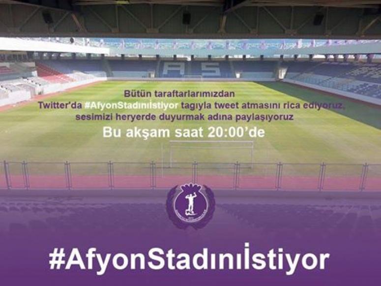 Afjet Afyonspor için Twit Zamanı