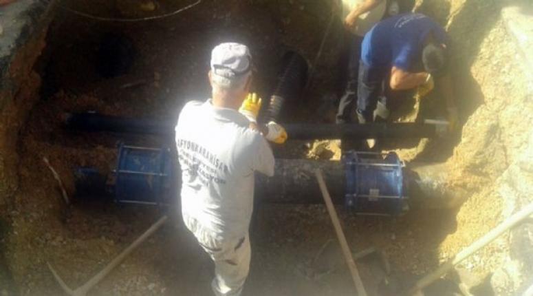 AFYON BELEDİYEDEN SU KESİNTİSİ AÇIKLAMASI