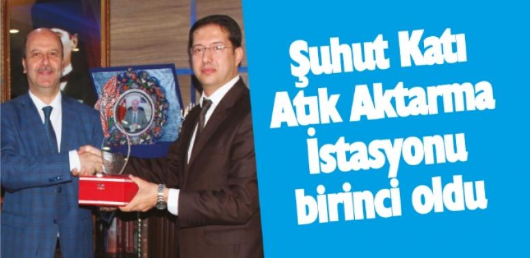Şuhut Katı Atık Aktarma İstasyonu birinci oldu