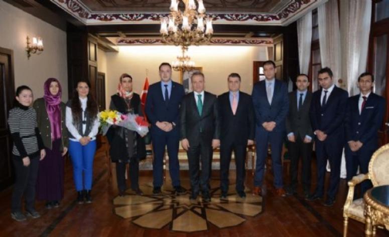 SYDV çalışanları Vali Güner'i ziyaret etti