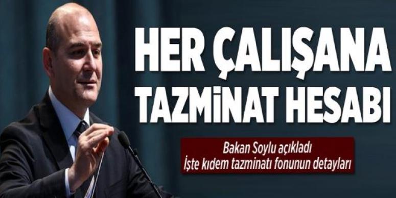 Soylu, Her çalışana tazminat hesabı